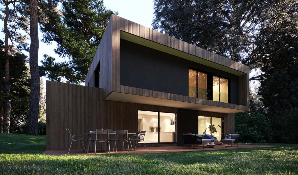 La maison contemporaine avec une touche design bois: démystification des idées reçues