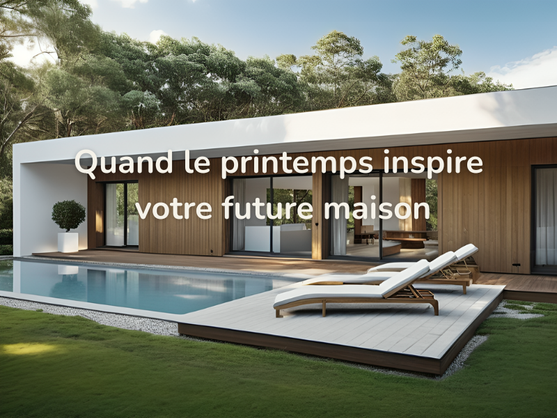 Quand le printemps inspire votre future maison : lumière, espace et renouveau