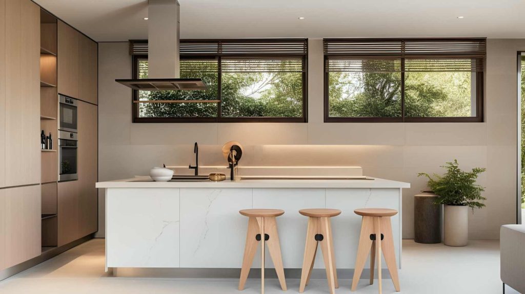 L&rsquo;élégance du minéral : béton banché, pierre et textures pour une signature unique