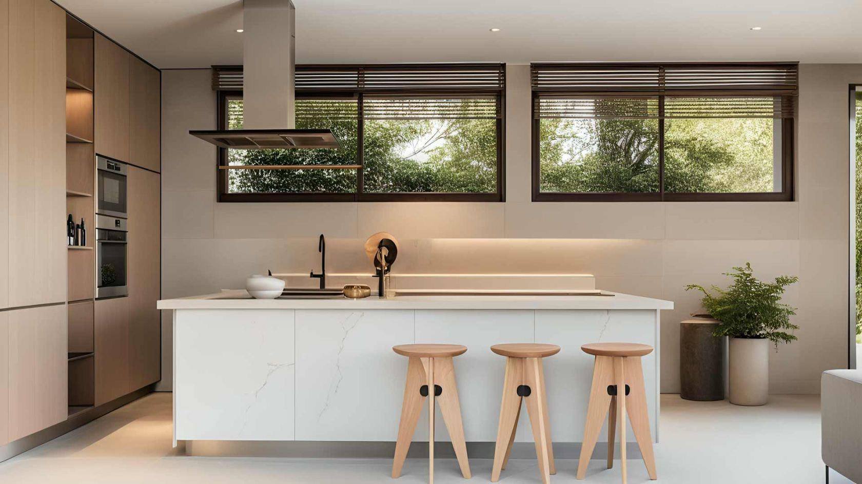 L&rsquo;élégance du minéral : béton banché, pierre et textures pour une signature unique